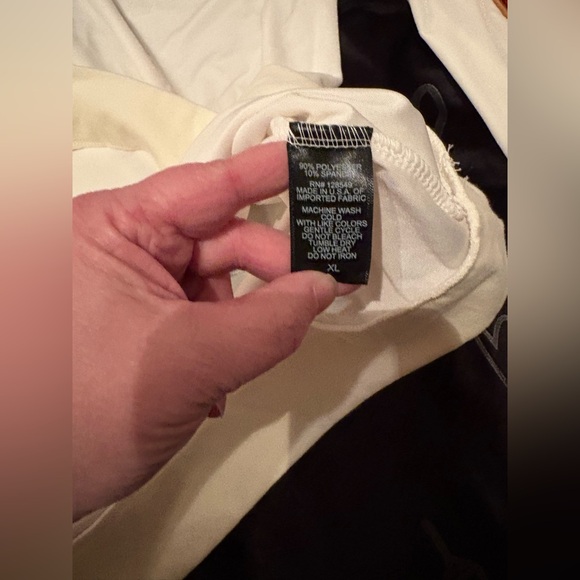 Aviator Nation Sweatshirt Classic Velvet Crew Neck Relaxed White Unisex Size XL - Picture 8 of 9